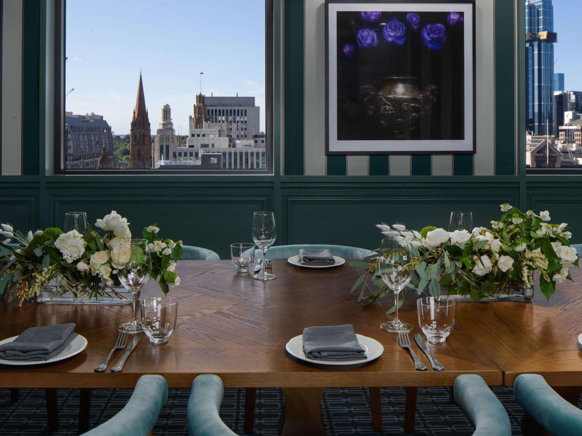 Pullman Melbourne City Centre Exteriör bild The Club's private dining room